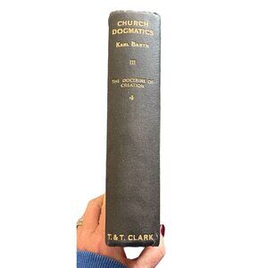 Church Dogmatics Karl Barth Volume 3 Hardcover The Doctrine of Creation 1961 Par
